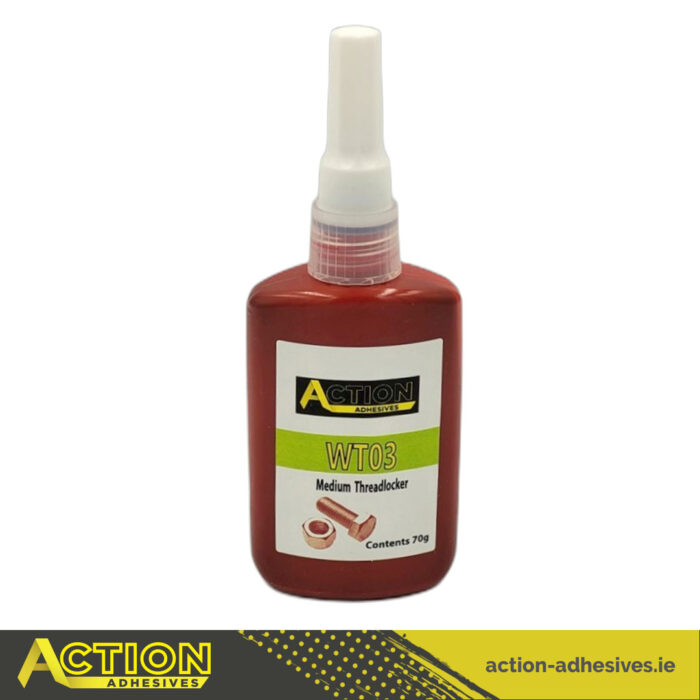 Action WT03 Thread Locker Medium Strength 70gm