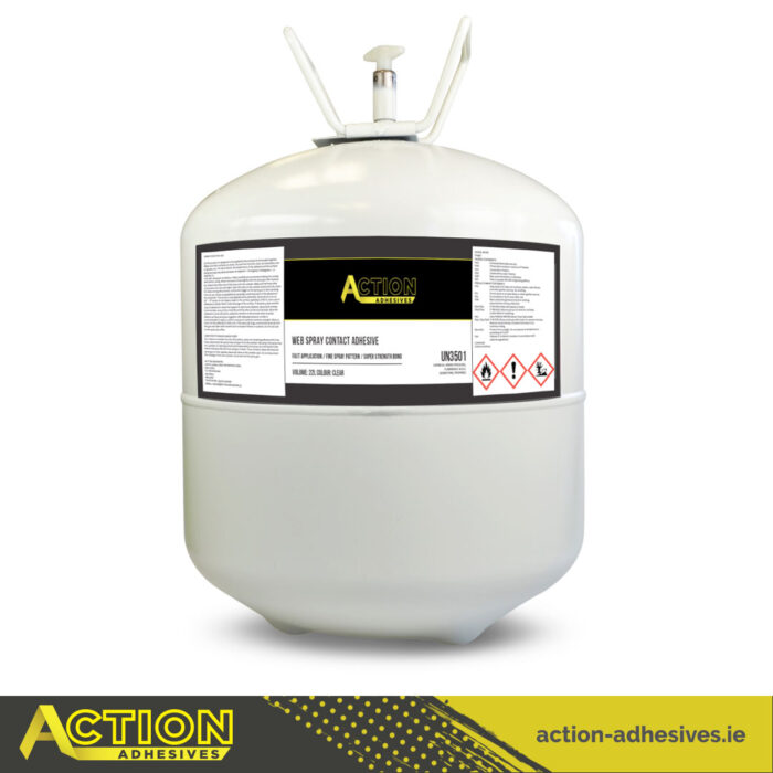 Action X40 Web Spray Contact Adheisve Clear 22lt