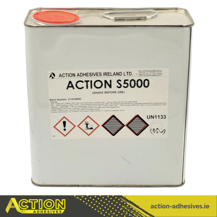 S5000 Polystyrene Contact Adhesive  Brushable 5lt